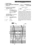 Continuous plane of thin-film materials for a two-terminal cross-point memory diagram and image