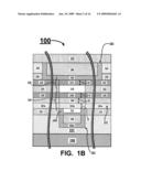 Continuous plane of thin-film materials for a two-terminal cross-point memory diagram and image