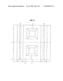 Silicon LED package having horn and contact edge with (111) planes diagram and image