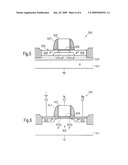 SELF-BIASING TRANSISTOR STRUCTURE AND AN SRAM CELL HAVING LESS THAN SIX TRANSISTORS diagram and image