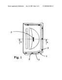 Door panel with self-gripping hooks diagram and image