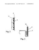 Door panel with self-gripping hooks diagram and image