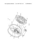 CYLINDRICAL OSCILLATING FAN diagram and image