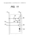 Display device diagram and image