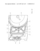 PRINTER WITH PRINT ENGINE MOUNTED WITHIN PAPER TRAY diagram and image