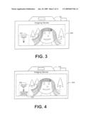 Image transformation estimator of an imaging device diagram and image