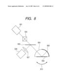 DETECTION APPARATUS AND METHOD OF DETECTING OPTICAL CHANGE IN TEST SAMPLE diagram and image