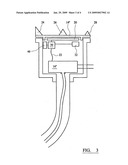 DECK-BOX FOR USE WITH UNDERWATER SWIMMING POOL LIGHT diagram and image