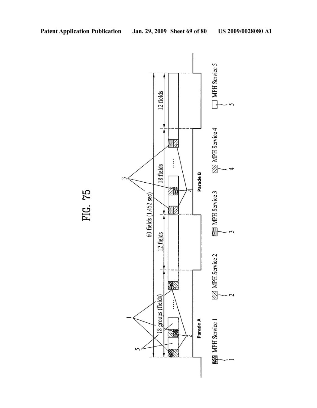 DIGITAL BROADCAST SYSTEM FOR TRANSMITTING/RECEIVING DIGITAL BROADCAST DATA, AND DATA PROCESSING METHOD FOR USE IN THE SAME - diagram, schematic, and image 70