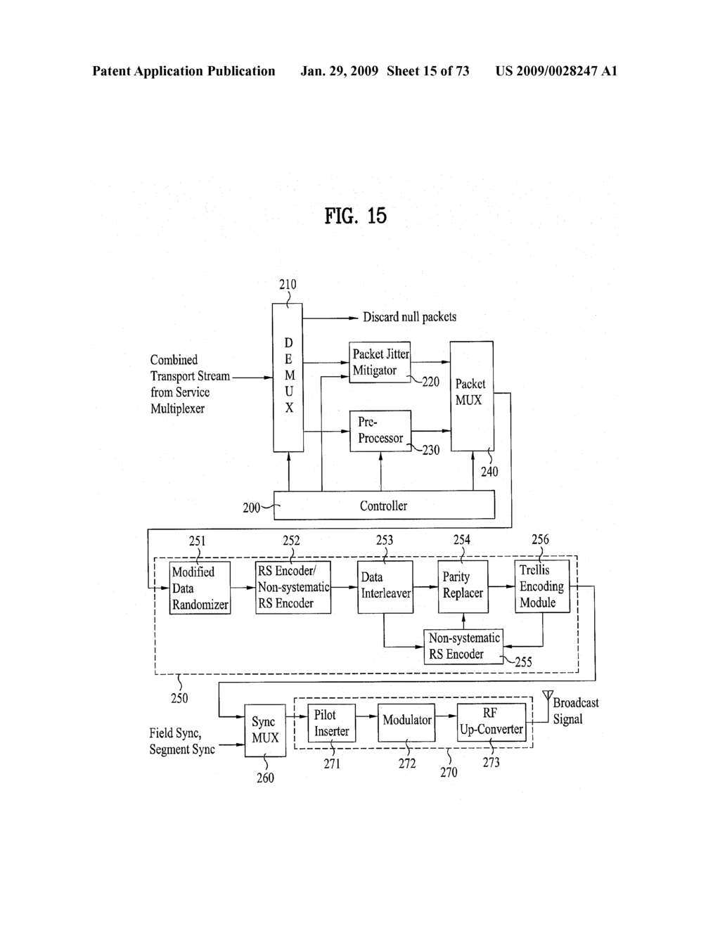 DIGITAL BROADCASTING SYSTEM AND DATA PROCESSING METHOD - diagram, schematic, and image 16