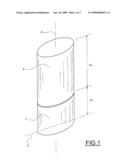 DEVICE FOR PACKAGING AND/OR APPLYING A COSMETIC OR CARE PRODUCT, WITH TRANSLATION DRIVING OF THE PRODUCT diagram and image