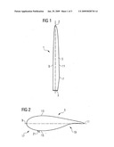 Wind turbine rotor blade and pitch regulated wind turbine diagram and image