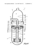 Reservoir for a Replacement Fluid for a Device and a Device, Together with an Oil separator fitted with such a reservoir diagram and image