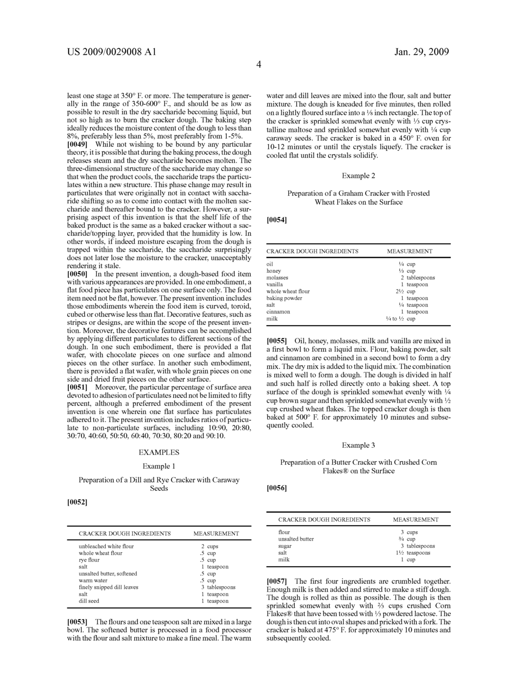 PROCESSES FOR ADHERING FOOD PARTICULATES TO DOUGH AND RELATED FOOD ITEMS - diagram, schematic, and image 06