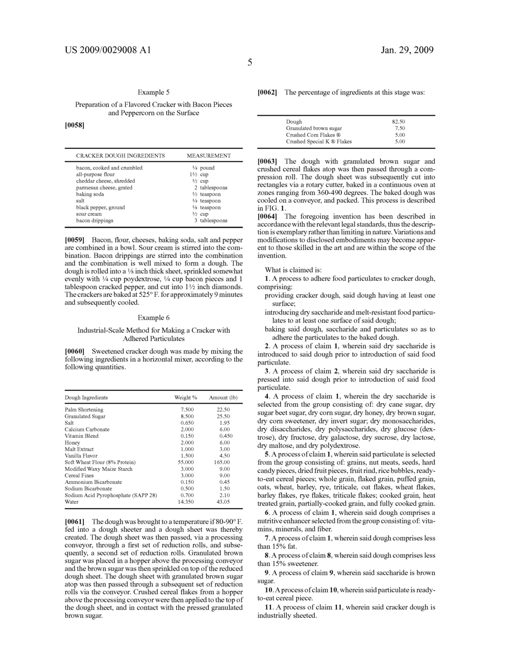 PROCESSES FOR ADHERING FOOD PARTICULATES TO DOUGH AND RELATED FOOD ITEMS - diagram, schematic, and image 07