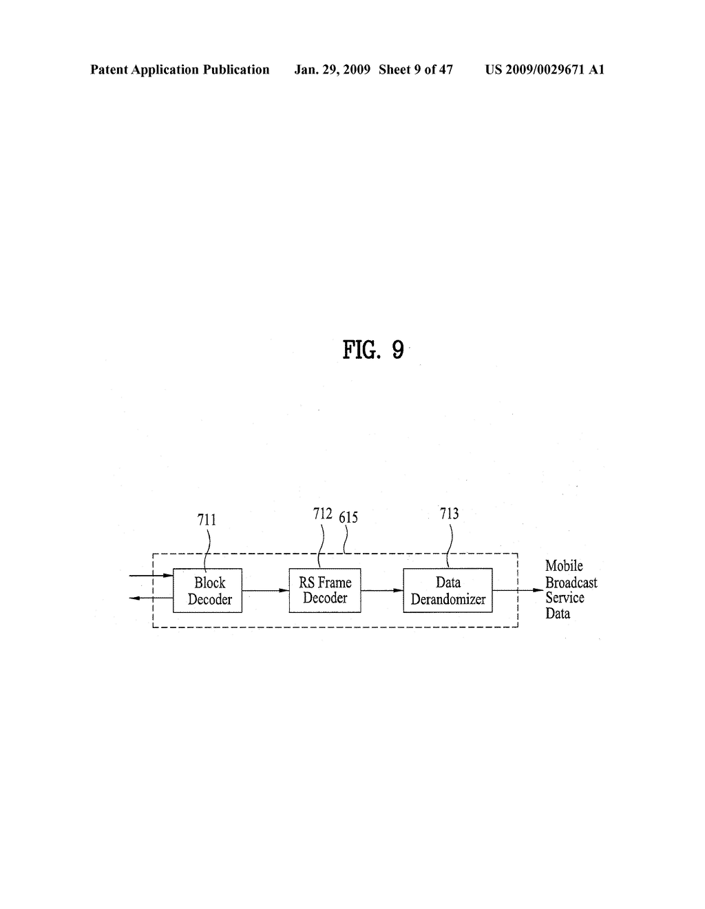 BROADCAST RECEIVER AND METHOD OF PROCESSING DATA - diagram, schematic, and image 10