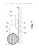 Golf Club Head that Reduces a Contact Resistance with the Ground diagram and image