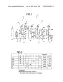 Control device for vehicular power transmitting device diagram and image