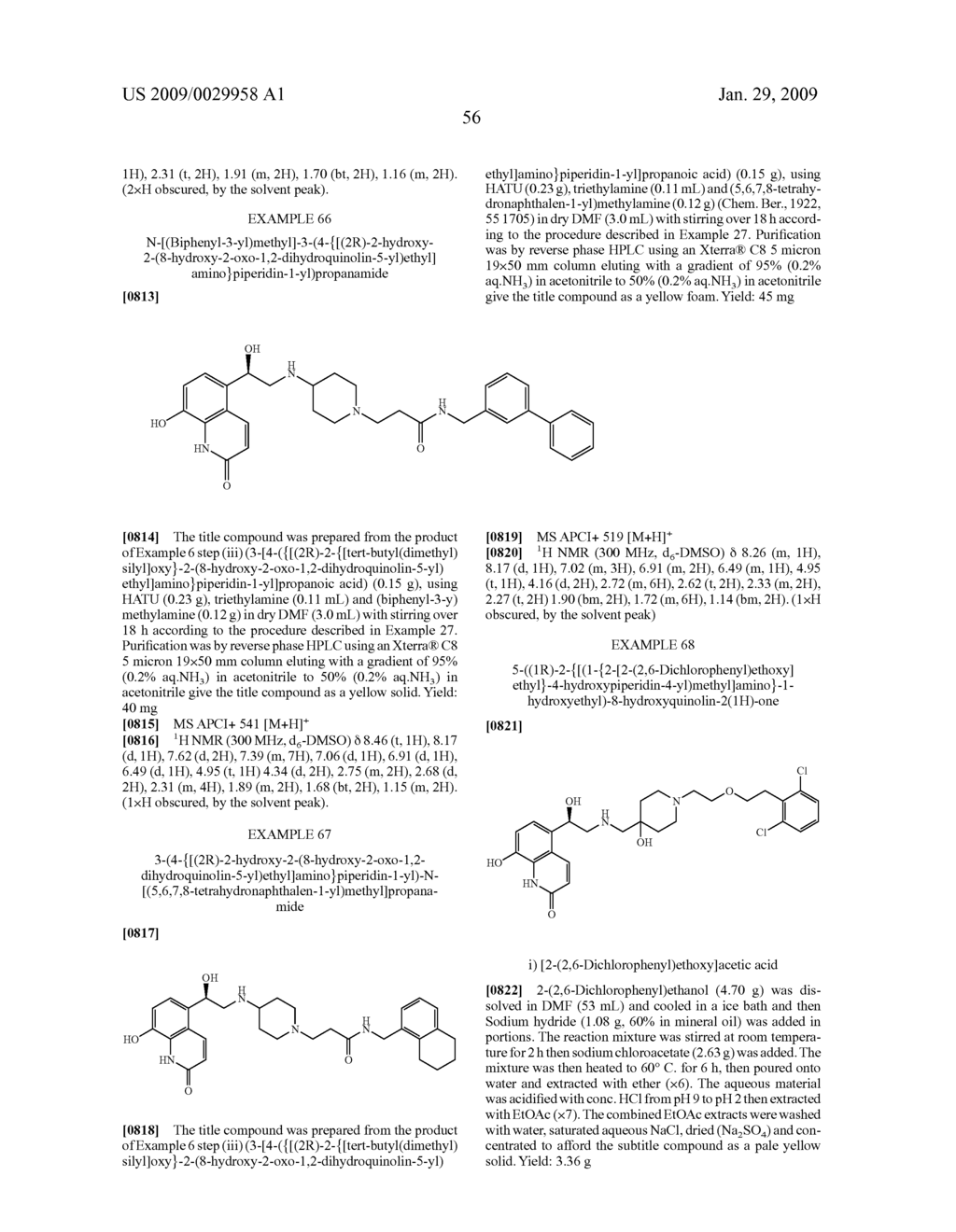 PHENETHANOLAMINE DERIVATIVES AS BETA2 ADRENORECEPTOR AGONISTS - diagram, schematic, and image 57