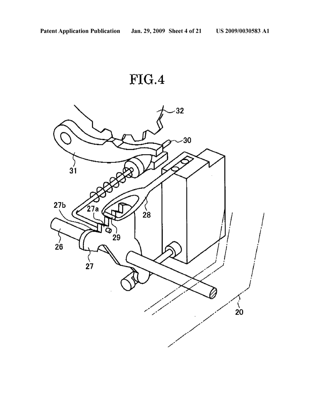 OPERATING RANGE SELECTION MECHANISM OF AUTOMATIC TRANSMISSION, AUTOMATIC TRANSMISSION UNIT WITH THE OPERATING RANGE SELECTION MECHANISM, AND VEHICLE - diagram, schematic, and image 05