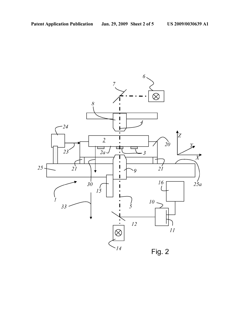 Method for Correcting Measured Values Resulting from the Bending of a Substrate - diagram, schematic, and image 03