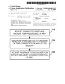 POSTAGE WEIGHT COMPUTATION diagram and image