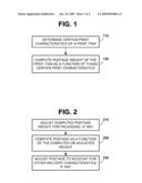 POSTAGE WEIGHT COMPUTATION diagram and image