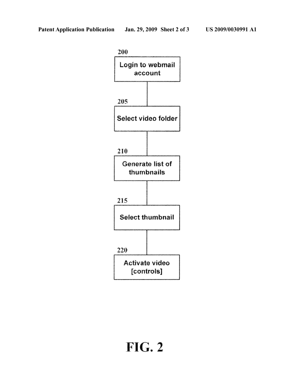 SYSTEM AND METHOD FOR STREAMING VIDEOS INLINE WITH AN E-MAIL - diagram, schematic, and image 03