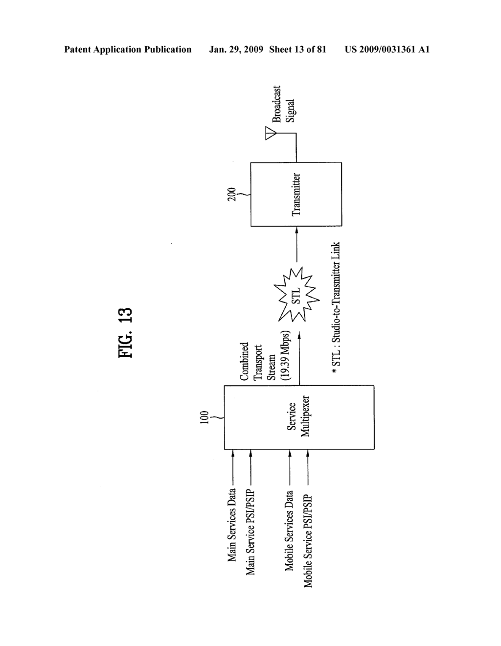 DIGITAL BROADCAST SYSTEM, AND DATA PROCESSING METHOD - diagram, schematic, and image 14