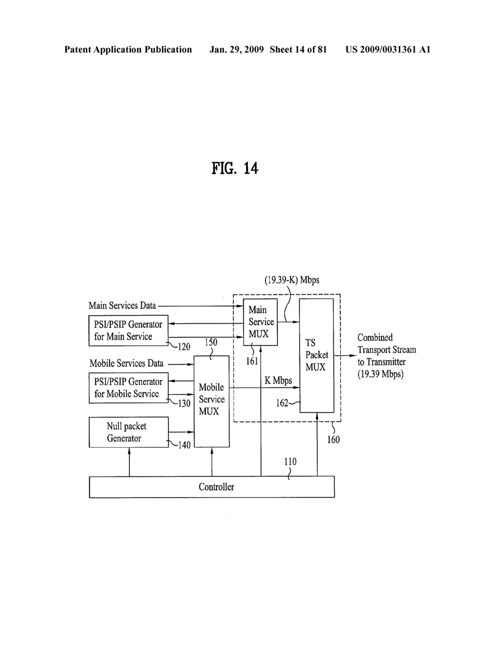 DIGITAL BROADCAST SYSTEM, AND DATA PROCESSING METHOD - diagram, schematic, and image 15