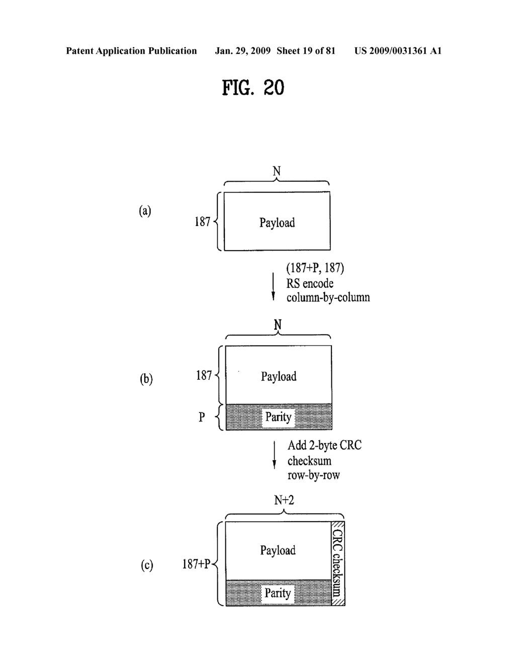 DIGITAL BROADCAST SYSTEM, AND DATA PROCESSING METHOD - diagram, schematic, and image 20