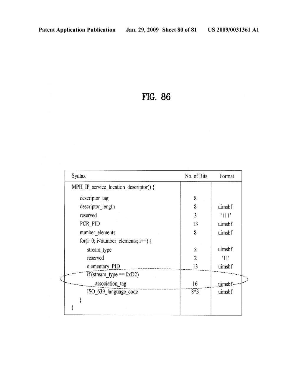 DIGITAL BROADCAST SYSTEM, AND DATA PROCESSING METHOD - diagram, schematic, and image 81