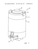 FLUID LEVEL MEASURING DEVICE FOR A BEVERAGE DISPENSER diagram and image