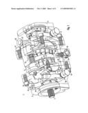 Hydrostatic piston machine according to the floating cup concept diagram and image