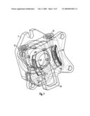 Hydrostatic piston machine according to the floating cup concept diagram and image