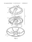 Collapsible bird feeder with a removable tray diagram and image