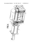 Arrangement for changing a winding drum diagram and image