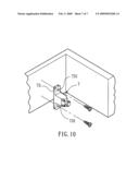 Adjustable hanging apparatus for blind valances diagram and image