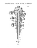 Thru diverter wellhead with direct connecting downhole control diagram and image