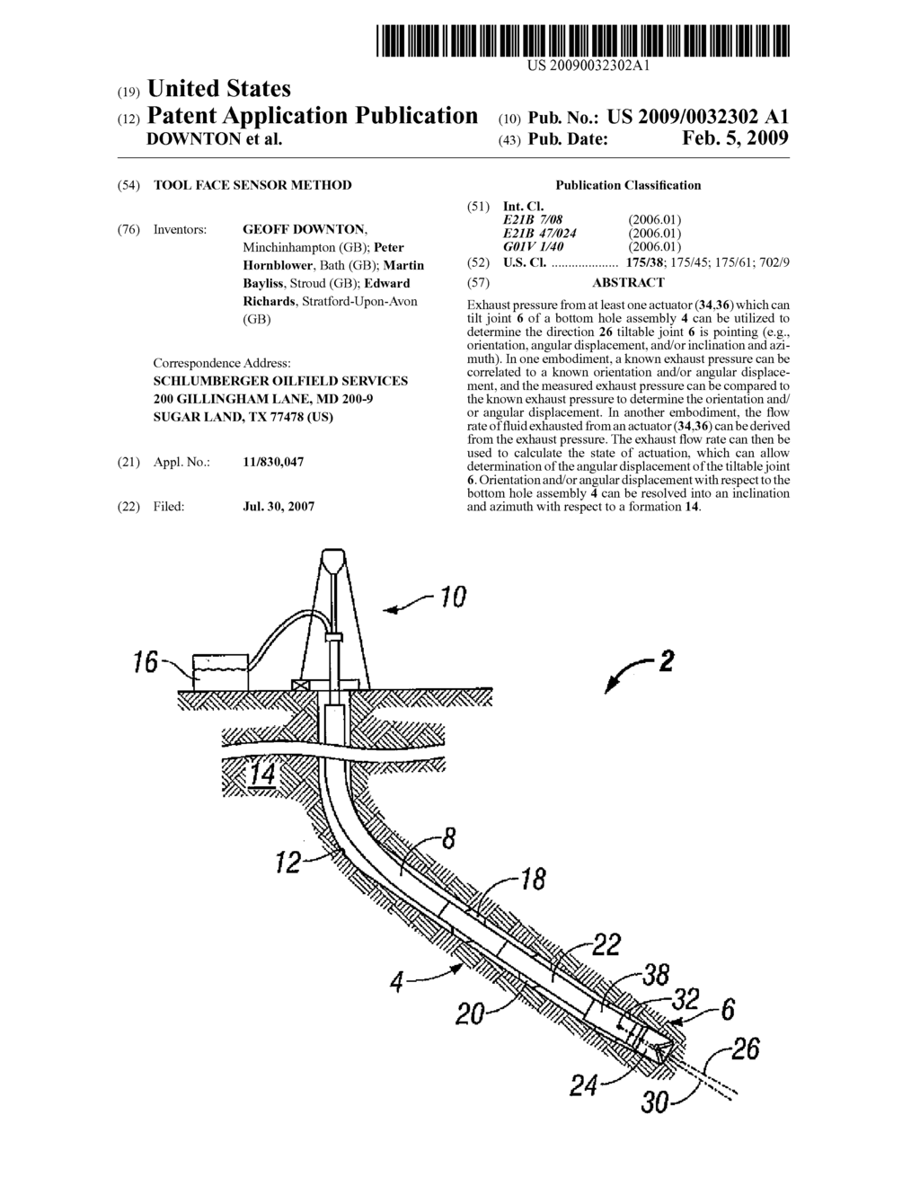 TOOL FACE SENSOR METHOD - diagram, schematic, and image 01