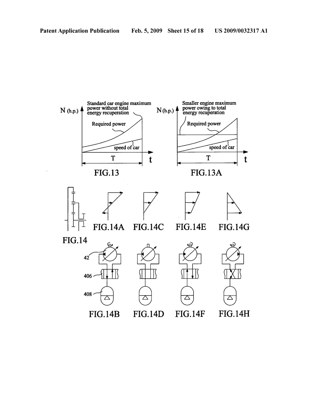 Superefficient hydraulic hybrid powertrain and method of operation - diagram, schematic, and image 16