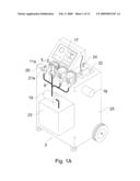 AUTOMOTIVE SERVICE EQUIPMENT AND METHOD FOR BRAKE FLUID EXCHANGE WITH WIRELESS BRAKE BLEEDING SYSTEM diagram and image