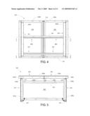 Demountable Display Module Which is Stored in the Form of a Briefcase and Production Method Thereof diagram and image