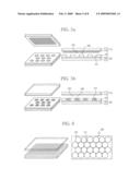 ELECTROPHORESIS DEVICE COMPRISING HOLE-CONTAINING STRUCTURE AND METHOD FOR FABRICATING THE SAME diagram and image