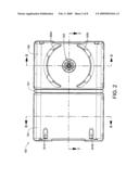 Injection Molded Case for Optical Storage Discs diagram and image