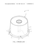 LOCKABLE DISC STORAGE CONTAINER FOR INFORMATION STORAGE MEDIA diagram and image