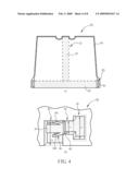 LOCKABLE DISC STORAGE CONTAINER FOR INFORMATION STORAGE MEDIA diagram and image