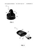 SPILL RESISTANT CAPS AND CONTAINER SYSTEMS diagram and image