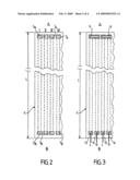 Soil-heating device particularly for soil covered by a synthetic surface diagram and image