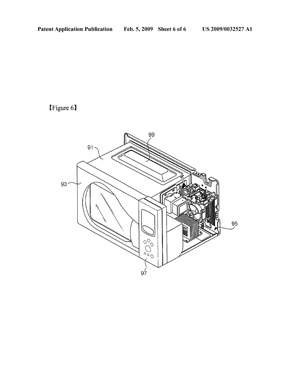 Sterilizing Device With Ultraviolet Ray And Microwave Oven Having The Same - diagram, schematic, and image 07